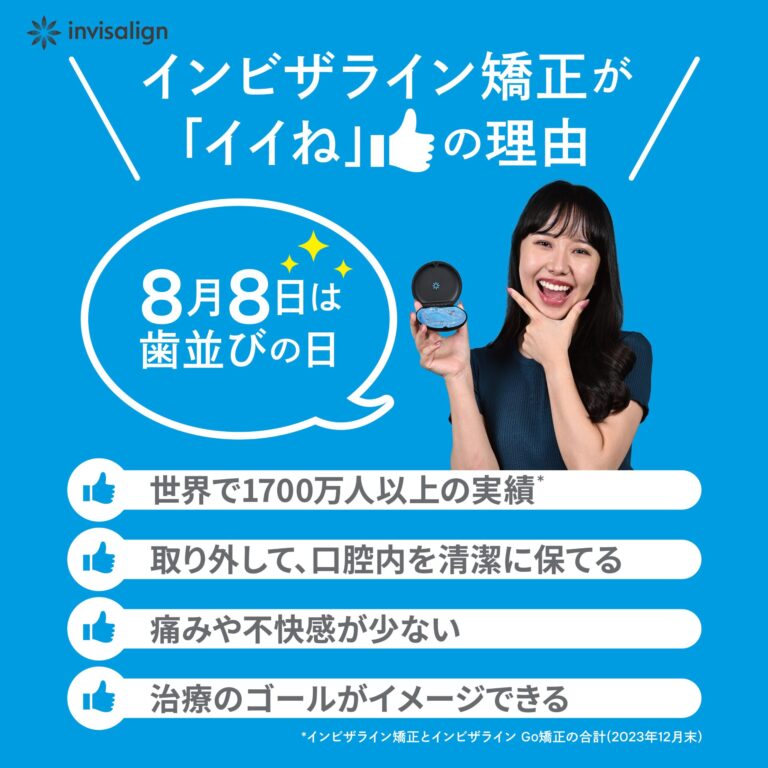 8月8日は🦷歯並びの日